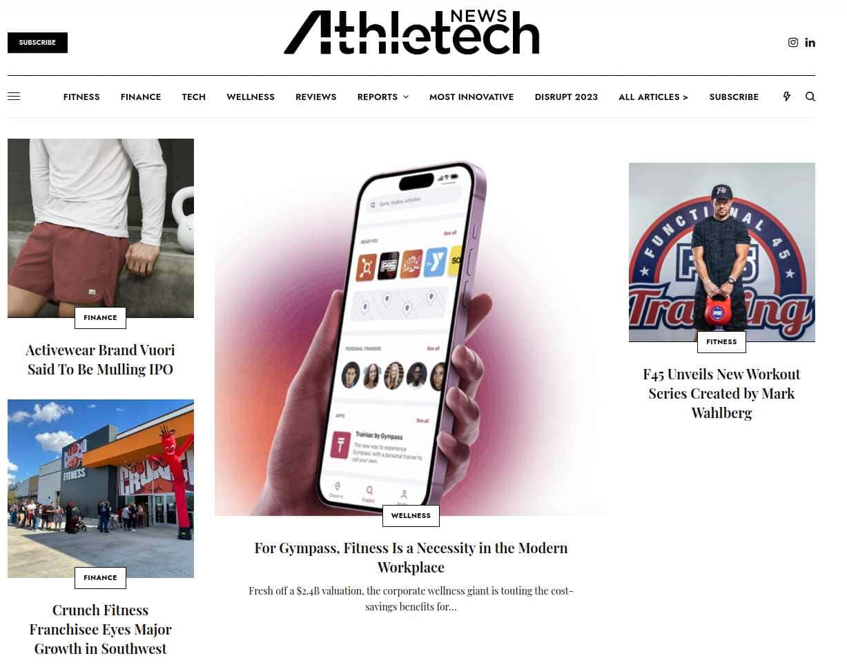 The Athlete Tech News, a Sport newsletter