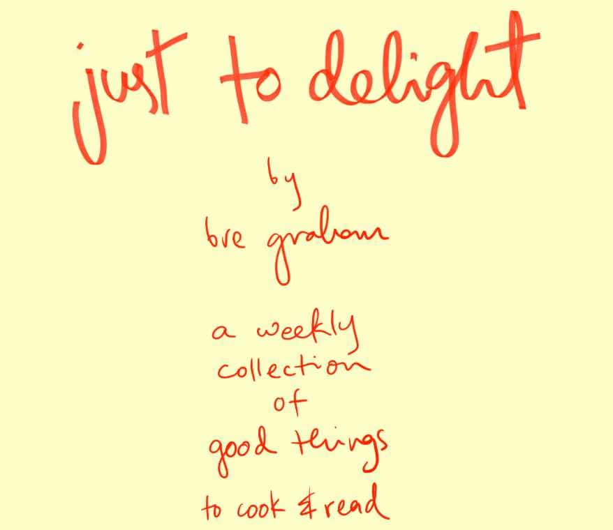 Dishes To Delight, a Food newsletter